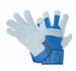 USNJENE ROKAVICE IDEAL-T MORNAR GOVEJE USNJE ŠT.10 MODRE