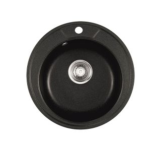 GRANITAL POMIVALNO KORITO INTER CERAMIC ICGS 8301 ČRNO