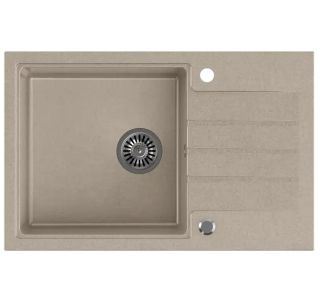 GRANITAL POMIVALNO KORITO QUADRON PETER 111 PEARL BEŽ
