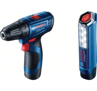 AKUMULATORSKI SET BOSCH PROFESSIONAL GSR 120 LI+ GLI 12V-300 + GAL 1210 CV