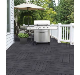 GUMENA PLOŠČA ZA TERASO MULTY HOME 30X30 CM COSMOPOLITAN STEEL GREY 6 KOS =0.55M2