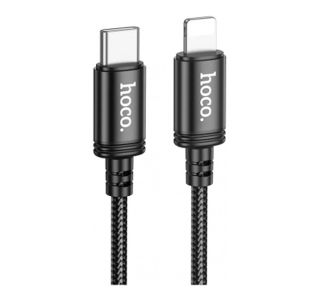 HOCO PODATKOVNI KABEL X89 TYPE C - LIGHTNING 27W 2M - ČRN