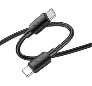 HOCO PODATKOVNI POLNILNI KABEL X96 TYPE C NA TYPE C 1,M 100W 5A - ČRN