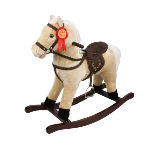 IGRAČE ZA DOJENČKE FREE 2 PLAY GUGALNI KONJIČEK BEŽ