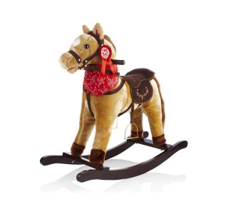 IGRAČE ZA DOJENČKE FREE 2 PLAY GUGALNI KONJIČEK Z RUTO RJAV