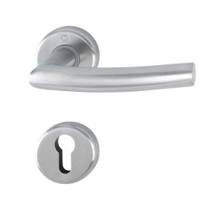 INOX KLJUKA ZA VRATA ALTA Z ROZETO CILINDER F69