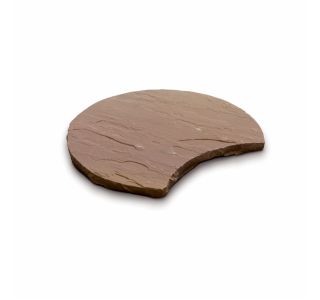 IZDELEK IZ KAMNA ALPCOLOR STOPNIK POLMESEC, 2-4CM, FI 40CM, RJAVI IZDELEK IZ KAMNA ALPCOLOR STOPNIK POLMESEC, 2-4CM, FI 40CM, RJAVI