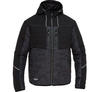 JAKNA BISLEY LYON CAMO SOFTSHELL ANTHRACITE L