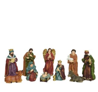 JASLICE DECORIS JASLIČNI SET 10 KOS 5.7X4X13 CM, BARVNE