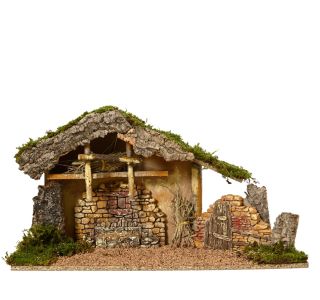 JASLICE DECORIS SKEDENJ Z LUBJEM IN MAHOM 48X19X25 CM