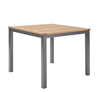 JEDILNA MIZA ORIS FIX ALU + EVKALIPT 89X89