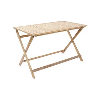 JEDILNA MIZA SOLIS ORIGAMI 114X70 AKACIJA