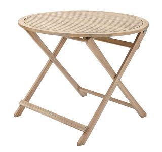 JEDILNA MIZA SOLIS ORIGAMI D90CM AKACIJA