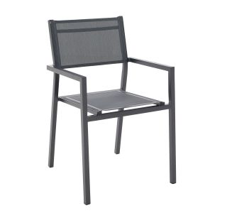 STOL ORION ALPHA II ALU TEKSTIL 2X1 TEMNO SIV