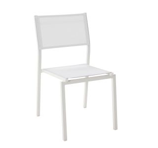 KOVINSKI STOL NATERIAL JED. LYRA BREZ NASL. BEL ALU