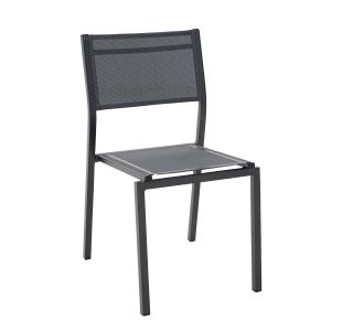 KOVINSKI STOL NATERIAL JED. LYRA BREZ NAS. T.SIV ALU