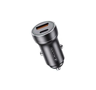 JELLICO AVTOPOLNILEC F4 3.0A 20W TYPE C  / USB A S KABLOM 1M TYPE C - ČRN
