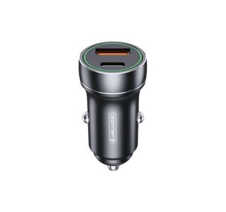 JELLICO AVTOPOLNILEC F4 3.0A PD 20W TYPE C  / USB A ADAPTER - ČRN