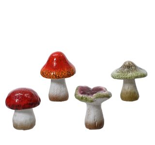 JESENSKA DEKORACIJA DECORIS GOBA TERAKOTA 8.4X7.9X9.5 CM, SORTIRANO