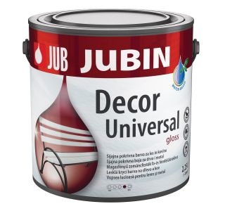 POKRIV.PREM.ZA KOV.,LES JUB JUBIN DECOR UNIVERSAL GLOSS RAL 1001 BEL 2.25 L