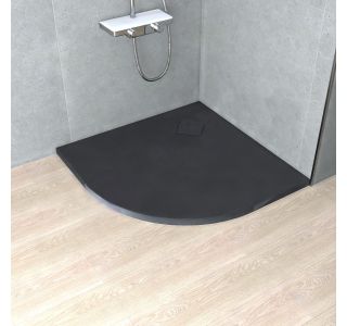 KAD ZA PRHANJE, POLKROŽNA KOLPA SAN MOONWALK 90X90 R550 LM ANTRACIT