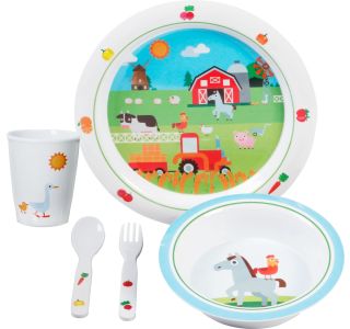 KAMP JEDILNI PRIBOR BRUNNER SET FARM ZA FANTE 5/1, 3+ LET