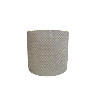 KERAMIČNI NOTRANJI LONEC POTTERY POTS EVI 195 VANILIJA GLOSS 195X175MM ZA L17