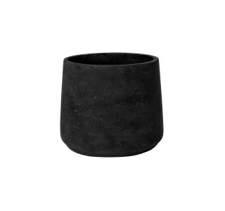 KERAMIČNI NOTRANJI LONEC POTTERY POTS PATT BLACK WASHED XL 23 CM KERAMIČNI NOTRANJI LONEC POTTERY POTS PATT BLACK WASHED XL 23 CM
