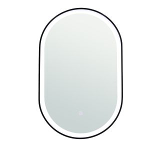 KLASIČNO OGLEDALO FEROTEHNA FRAME OVAL B5080 ČRNO 50X80 LED ROČNO STIKALO KLASIČNO OGLEDALO FEROTEHNA FRAME OVAL B5080 ČRNO 50X80 LED ROČNO STIKALO
