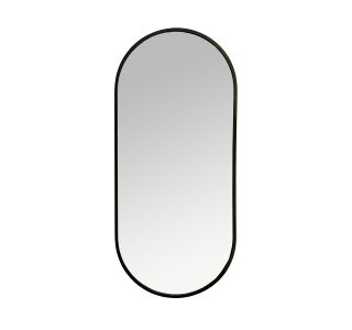 KLASIČNO OGLEDALO FEROTEHNA LUPE ČRNO 40X90