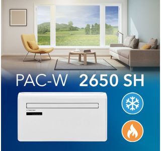KLIMATSKA NAPRAVA BREZ ZUNANJE ENOTE PAC-W 2650 SH-HLAJENJE IN GRETJE KLIMATSKA NAPRAVA BREZ ZUNANJE ENOTE PAC-W 2650 SH-HLAJENJE IN GRETJE