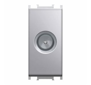 TV / AUDIO VTIČNICA MODUL KONČNA TV SREBRNA, 1 DB, 1M, BOK