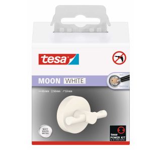 KOPALNIŠKA GALANTERIJA TESA MOON KLJUKICA ZA PLAŠČ WHITE KOPALNIŠKA GALANTERIJA TESA MOON KLJUKICA ZA PLAŠČ WHITE