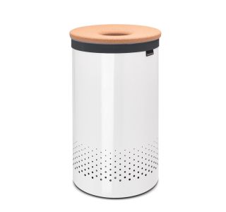 KOŠ ZA PERILO BRABANTIA OKROGEL 60 L, BELO RJAV
