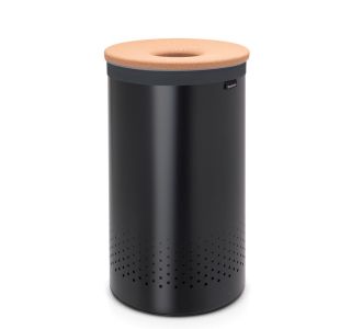 KOŠ ZA PERILO BRABANTIA OKROGEL 60 L, MATT BLACK