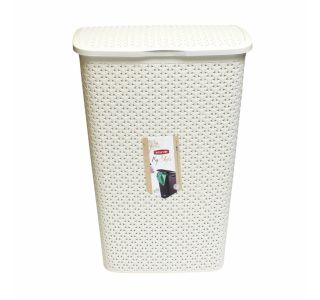 KOŠ ZA PERILO CURVER RATAN 43 X 60 X 33 CM 55 L BEL KOŠ ZA PERILO CURVER RATAN 43 X 60 X 33 CM 55 L BEL