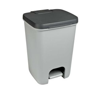 KOŠ ZA SMETI CURVER S PEDALOM 20 L SIV ESSENTIALS KOŠ ZA SMETI CURVER S PEDALOM 20 L SIV ESSENTIALS
