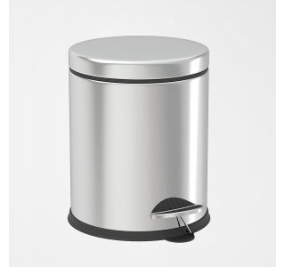KOŠ ZA SMETI GEPARD SANITARY S PEDALKO, 5L, INOX