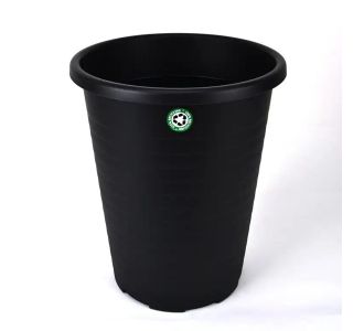 KOŠ ZA SMETI PLA PVC OKROGEL ČRN 15L KOŠ ZA SMETI PLA PVC OKROGEL ČRN 15L