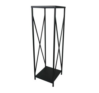 KOŠARA ZA DRVA REGAL ZA DRVA 34X34X111 CM, ČRNI KOŠARA ZA DRVA REGAL ZA DRVA 34X34X111 CM, ČRNI