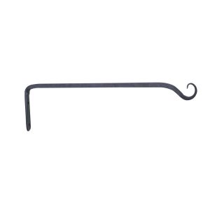 KLJUKA ZA OBEŠANKO KOVANA RAVNA 38 CM ČRNA