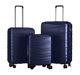 KOVČEK TARGET WAVE DARK BLUE SET 3/1 28355