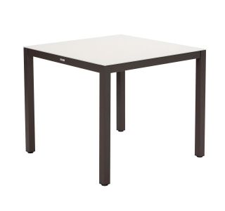 KOVINSKA MIZA NATERIAL LYRA T. BEŽ 90X90 ALU STEKLO KOVINSKA MIZA NATERIAL LYRA T. BEŽ 90X90 ALU STEKLO