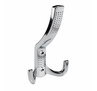 KOVINSKI OBEŠALNIK 2 KLJUKI HETTICH DIY, 78X150X60 MM, KROMIRANA