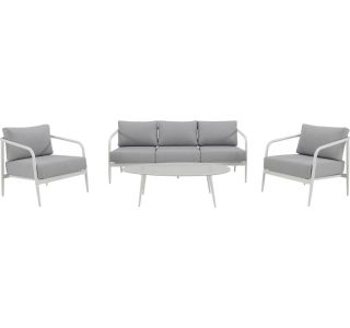 SET ORNA + MIZA, BELA ALU