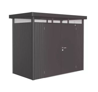 KOVINSKA VRTNA HIŠKA BIOHORT 275X195 CM HIGHLINE H2 DVOJNA VRATA