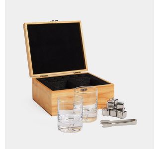 KOZAREC ZA ŽGANJE VONSHEF DARILNI SET ZA WHISKY S HLADILNIMI KAMNI KOZAREC ZA ŽGANJE VONSHEF DARILNI SET ZA WHISKY S HLADILNIMI KAMNI