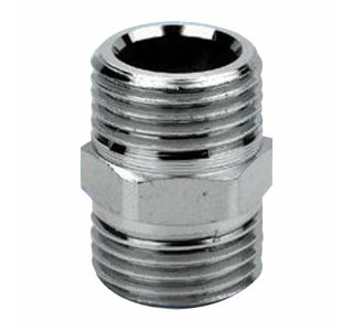 KROMIRANI NIPEL VAFRA DVOJNI 10 MM ŽELEZO-CINK