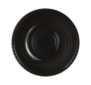 GLOBOKI KROŽNIK LUMINARC 20 CM PAMPILLE ČRNA