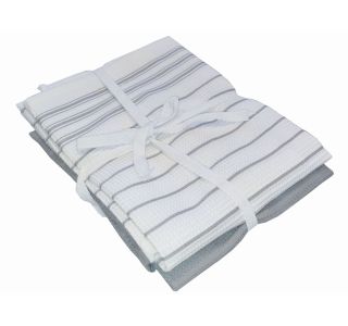 KUHINJSKA KRPA LIVING BELO/SIVA 2/1 50X75 SM